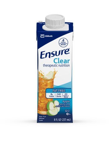 Ensure Clear Therapeutic Nutrition (Formerly Enlive), Apple, 8 oz Cartons - Case of 32 by Ensure