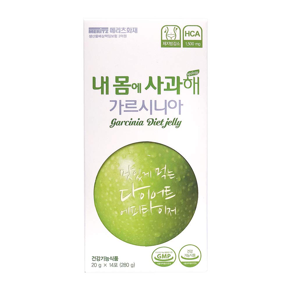 [Dr. MOON] GARCINIA DIET JELLY (20g x 14 packets) - A Healthy Diet, Natural Weight Loss Diet Supplement, Fast Acting Appetite Suppressant, Garcinia Cambogia, Wild Mango, Green Apple by Dr.MOON