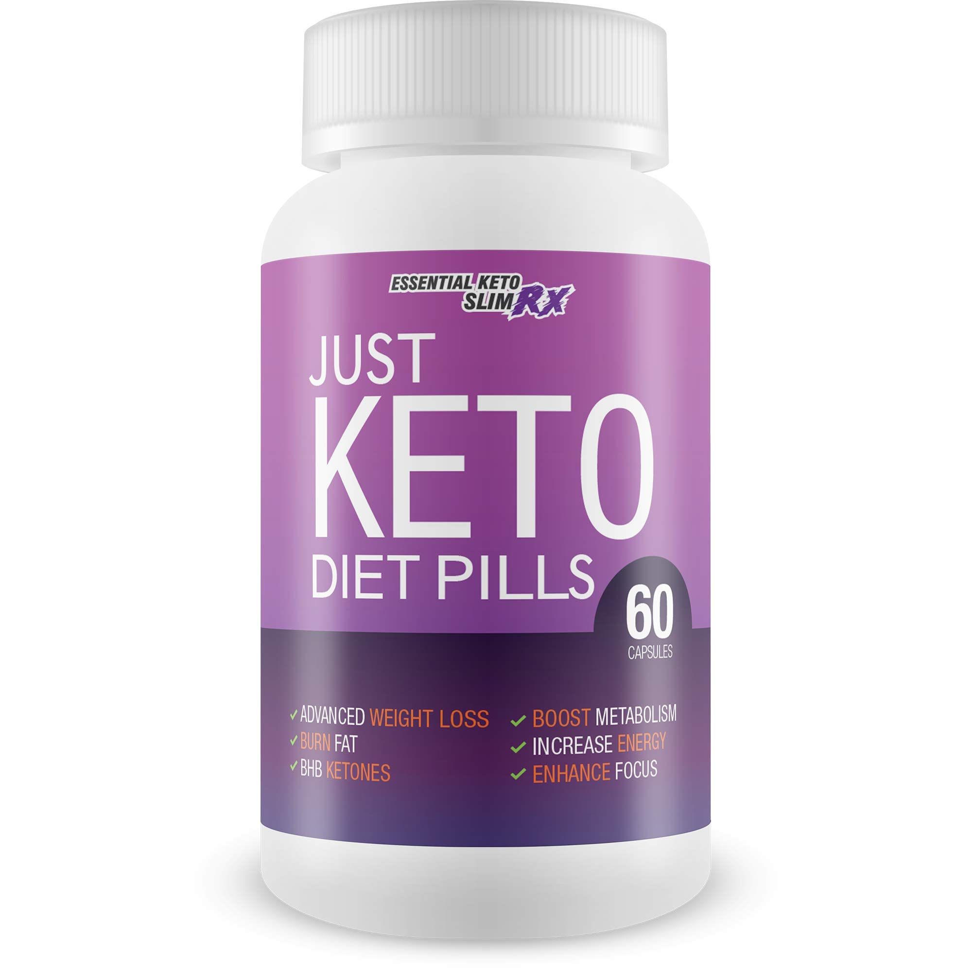Just Keto Diet Pills - Weight Loss Pills - Burn More Fat - Lose More Weight - Keto Boost Keto Fat Burning - Burn Fat Faster Bhb Supported Ketosis - Weight Loss for Women by Essential Keto Slim RX by Essential Keto Slim RX