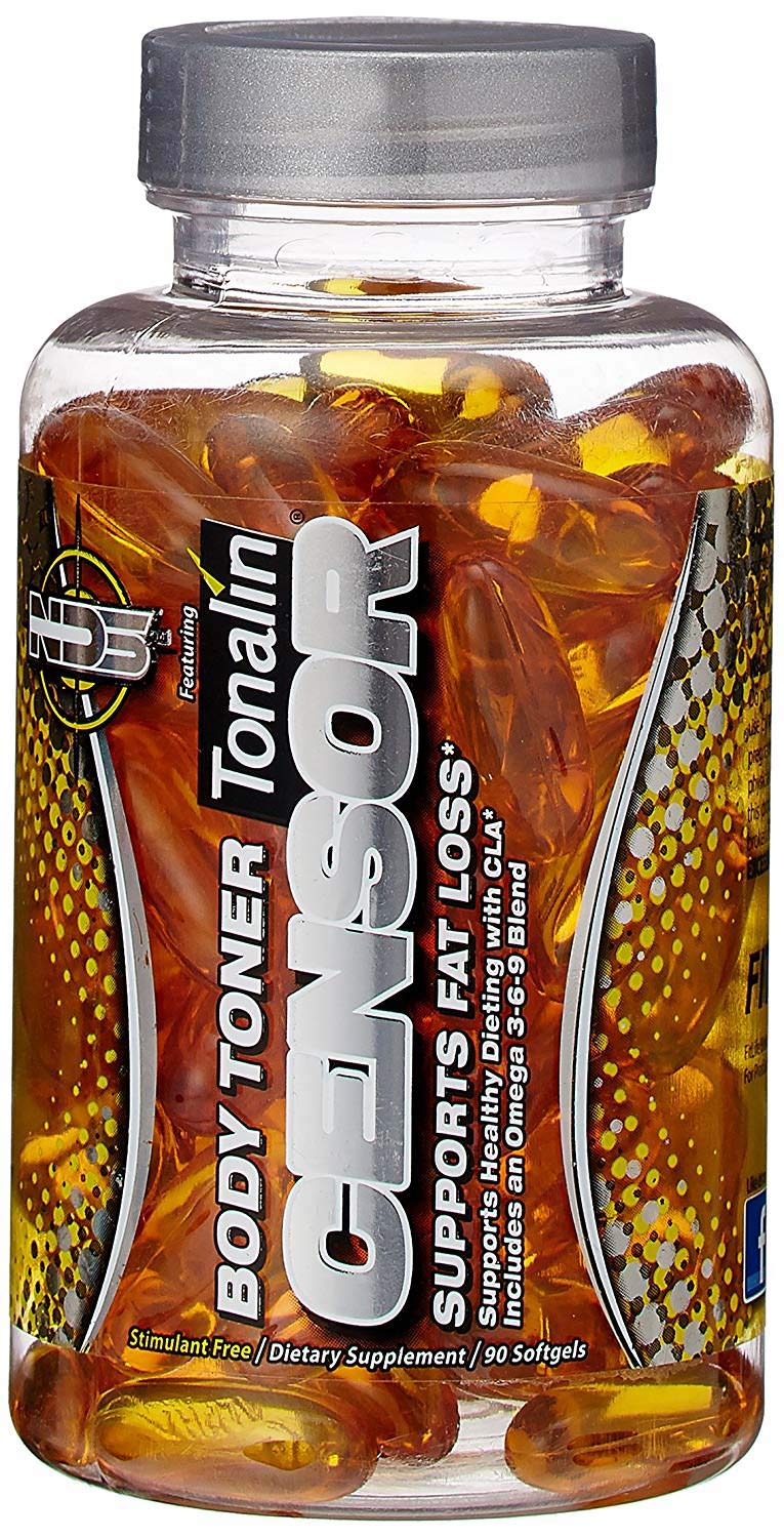 NDS Nutrition Censor - Fat Loss and Body Toner with CLA, Fish Oil, Safflower and Omega 3-6-9 Blend - Dietary Supplement for Improved Energy, Metabolism and Health - 90 Softgels by Censor