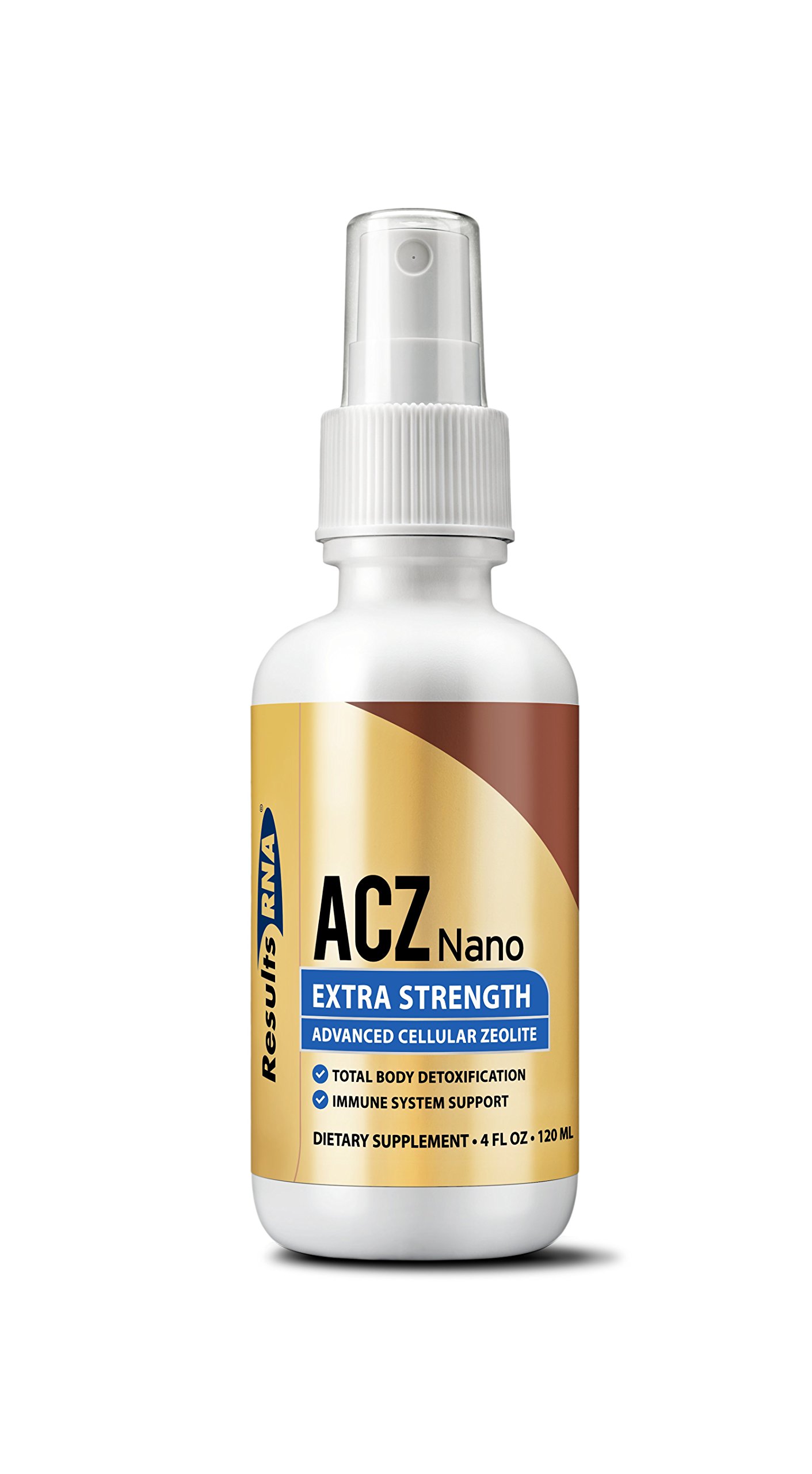 Results RNA ACZ Nano Advanced Cellular Zeolite Extra Strength | Great For Total Body Detoxification and Immune System Health - 4oz Bottle by Results RNA