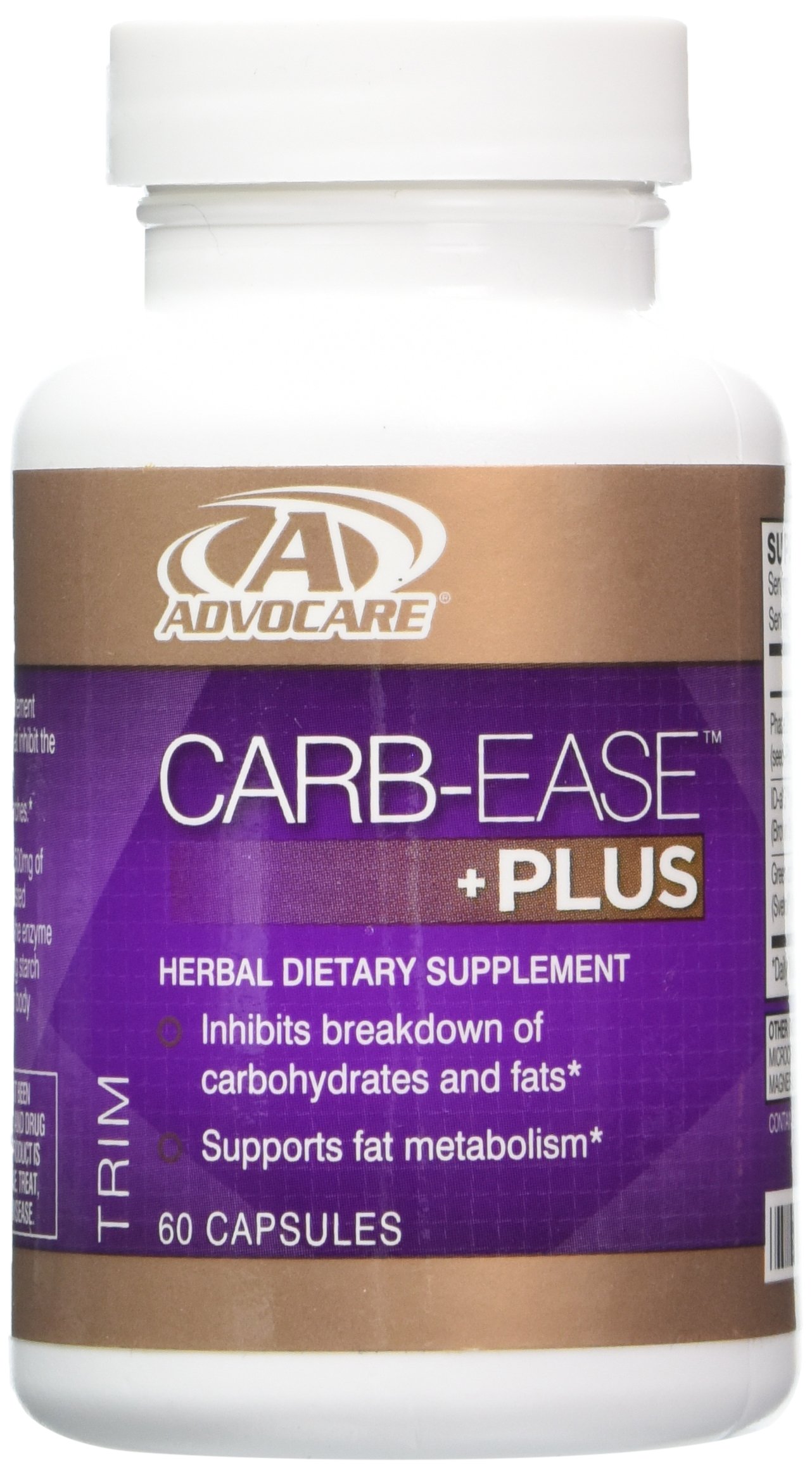Advocare Carb-Ease Plus - 60 Capsules by AdvoCare